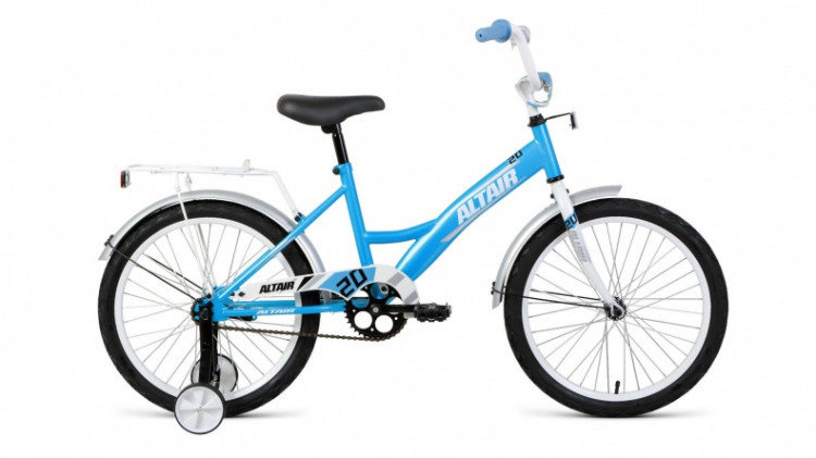 велосипед ALTAIR KIDS 20 (20" 1 ск. рост 13") 2019-2020, бирюзовый/белый