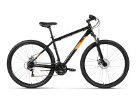 Велосипед AL 29 D (29" 21 ск. рост. 19") 2022, черный/оранжевый