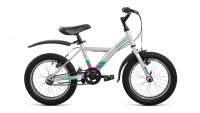 Велосипед FORWARD DAKOTA 16 (16" 1 ск. рост. 10.5") 2022, серый/фиолетовый