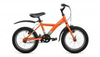 Велосипед FORWARD DAKOTA 16 (16" 1 ск. рост. 10.5") 2022, ярко-оранжевый/бирюзовый