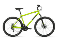 Велосипед ALTAIR MTB HT 27,5 2.0 D (27,5" 21 ск. рост. 17") 2022, зеленый/черный
