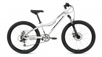 Велосипед FORWARD TITAN 24 2.0 D (24" 6 ск. рост. 12") 2022, белый/черный