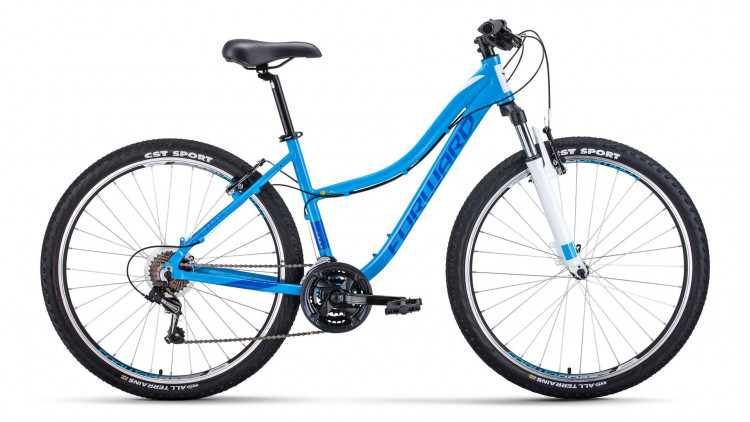 велосипед FORWARD JADE 27,5 1.0 (27,5" 21 ск. рост 17") 2019-2020, голубой