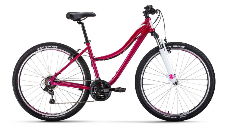 велосипед FORWARD JADE 27,5 1.0 (27,5" 21 ск. рост 17") 2019-2020, розовый