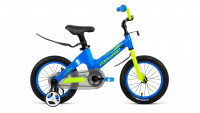 Велосипед FORWARD COSMO 14 (14" 1 ск.) 2022, синий