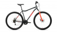 Велосипед ALTAIR MTB HT 29 2.0 D (29" 21 ск. рост. 21") 2022, темно-серый/красный