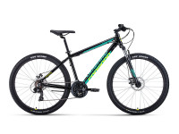 Велосипед FORWARD APACHE 27,5 2.0 D CLASSIC (27,5" 21 ск. рост. 21") 2022, черный/желтый