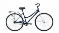 Велосипед ALTAIR CITY 28 LOW (28" 1 ск. рост. 19") 2023, темно-синий/белый