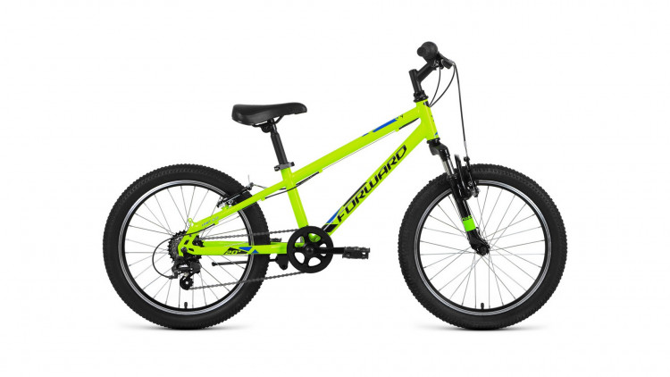 велосипед FORWARD UNIT 20 2.0 (20" 6 ск. рост 10.5") 2019-2020, желтый/черный