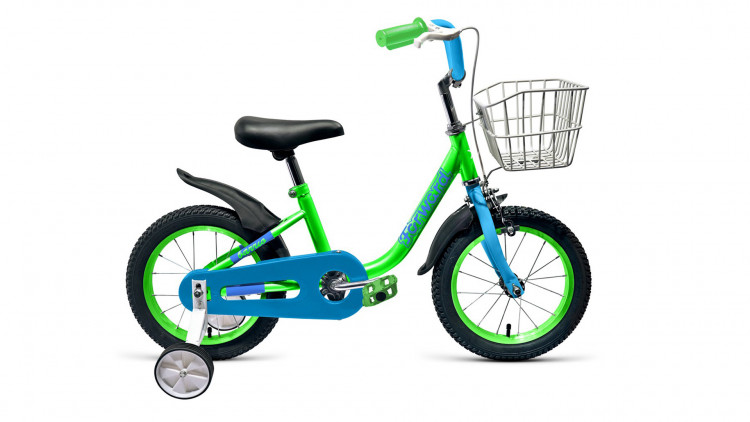 велосипед FORWARD BARRIO 14 (14" 1ск.) зеленый 2019