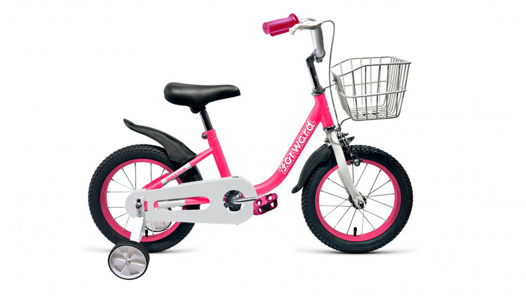 велосипед FORWARD BARRIO 14 (14" 1ск.) розовый 2019