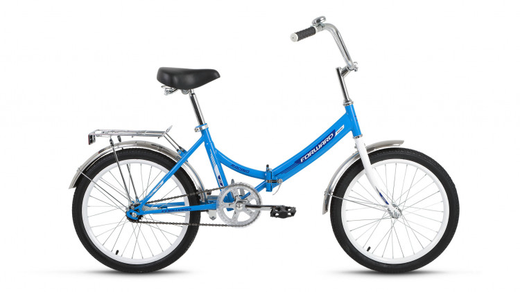 велосипед FORWARD RACING 20 compact (20'' 1 cк) синий