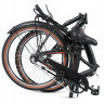 Велосипед FORWARD ENIGMA 24 3.0 (24" 3 ск. рост 14" скл.) 2020-2021, черный матовый/красный, 1BKW1C443002