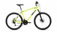 Велосипед ALTAIR MTB HT 26 2.0 D (26" 21 ск. рост. 17") 2022, ярко-зеленый/черный
