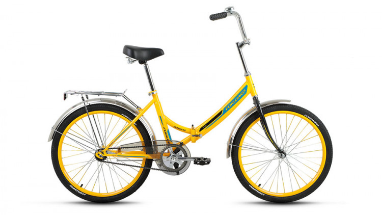 велосипед FORWARD VALENCIA 1.0 скл. (24'' 1ск.) желтый