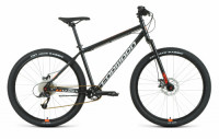 Велосипед FORWARD SPORTING 27,5 X (27,5" 9 ск. рост 19") 2020-2021, черный/оранжевый