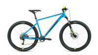 Велосипед FORWARD SPORTING 27,5 XX (27,5" 9 ск. рост 17") 2020-2021, синий/желтый