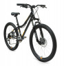 Велосипед FORWARD TITAN 24 2.0 D (24" 6 ск. рост. 12") 2022, черный/оранжевый