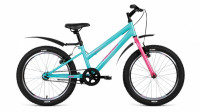 велосипед ALTAIR MTB HT 20 Low (20" 1 ск. рост 10.5") зеленый 2019