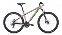 велосипед FORWARD QUADRO 27,5 2.0 disc (27,5" 24 ск. рост 19") 2019-2020, бежевый мат.