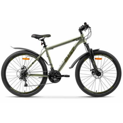 Велосипед AIST Quest Disc 26'' 18'' зеленый 2026 4810310039104