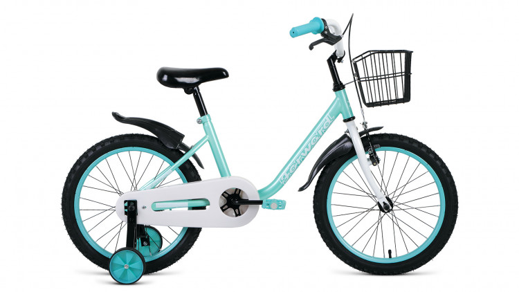 Велосипед FORWARD BARRIO 18 (18" 1 ск.) 2022, бирюзовый