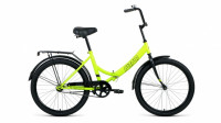 велосипед ALTAIR CITY 24 (24" 1 ск. рост 16" скл.) 2019-2020, светло-зеленый/серый