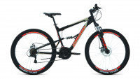 Велосипед FORWARD RAPTOR 27,5 2.0 disc (27,5" 18 ск. рост 16") 2020-2021, черный/красный, RBKW1F17E008