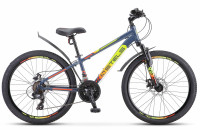Велосипед STELS Navigator-400 MD (12" Серый/салатовый/красный), арт. F010