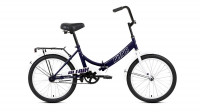 велосипед ALTAIR CITY 20 (20" 1 ск. рост 14" скл.) 2020-2021, темно-синий/белый