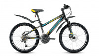 велосипед FORWARD TITAN 3.0 disc (24" 21ск) черный