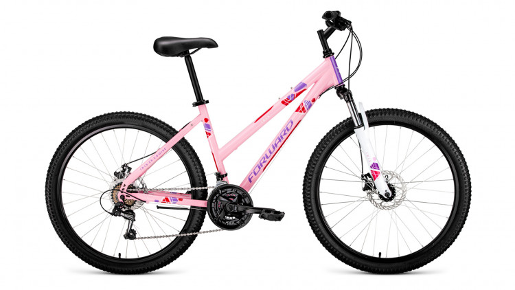 велосипед FORWARD IRIS 26 2.0 disc розовый 2019