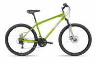 Велосипед ALTAIR MTB HT 26 2.0 D (26" 21 ск. рост. 17") 2022, зеленый/серый