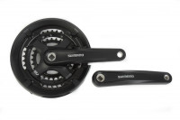 Шатуны, комплект, с ведущей звездой, FC-TY701, SQR, 175 мм, 48х38х28T, SHIMANO