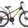Велосипед STELS Navigator-400 V (рост 12" Чёрный/салатовый/красный), арт. F010