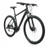 Велосипед FORWARD APACHE 29 3.2 HD (29" 24 ск. рост. 17") 2022, черный матовый/черный