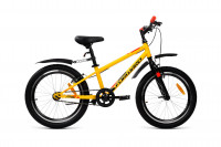 Велосипед FORWARD UNIT 20 1.0 (20" 1 ск. рост. 10.5") 2022, желтый