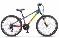 Велосипед STELS Navigator-400 V (рост 12" Серый/салатовый/красный), арт. F010