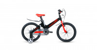 Велосипед FORWARD COSMO 18 2.0 (18" 1 ск.) 2022, черный/красный