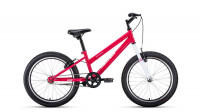 Велосипед ALTAIR MTB HT 20 low (20" 1 ск. рост 10.5") 2020-2021, розовый/белый