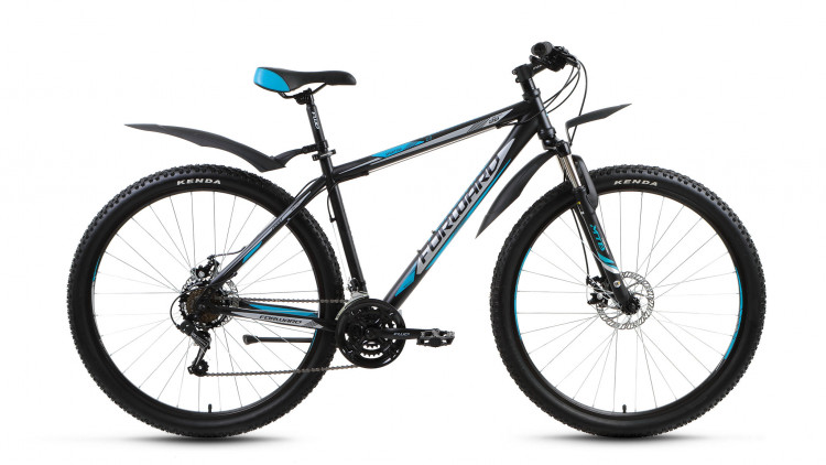 велосипед FORWARD SPORTING 2.0 29 disc (29" 21ск рост 21'') черный матовый