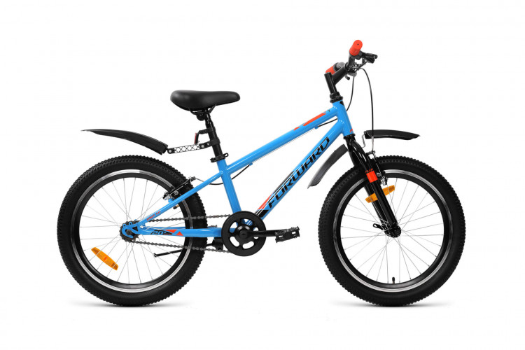 Велосипед FORWARD UNIT 20 1.0 (20" 1 ск. рост. 10.5") 2022, синий