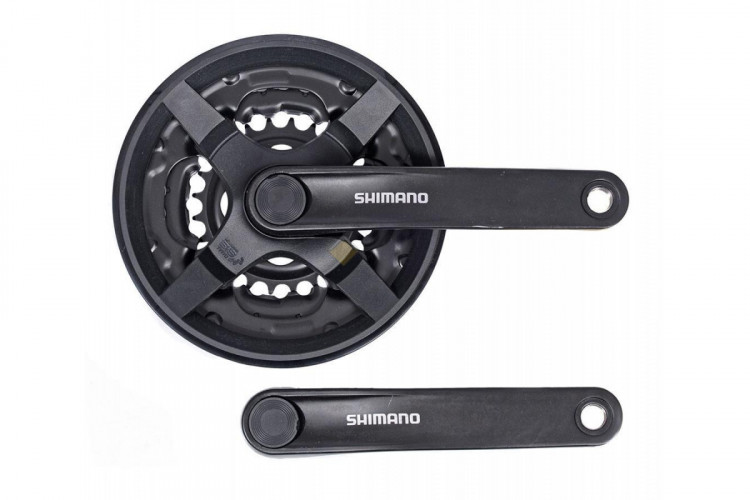 Комплект шатунов с вед. звездой, TY301, 42х34х24T, 175 мм, SQR, с защитой, SHIMANO