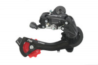 Переключатель задний, RD-TZ50, TOURNEY, 6/7 ск., под петух, SGS, подвод - прямой, SHIMANO