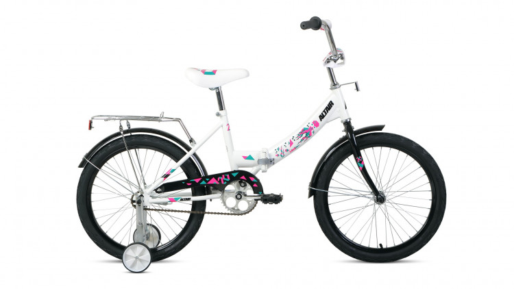 Велосипед ALTAIR CITY KIDS 20 COMPACT (20" 1 ск. рост. 13" скл.) 2022, серый УЦ