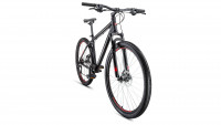 велосипед FORWARD APACHE 29 2.0 disc (29" 21 ск. рост 21") черный матовый 2019