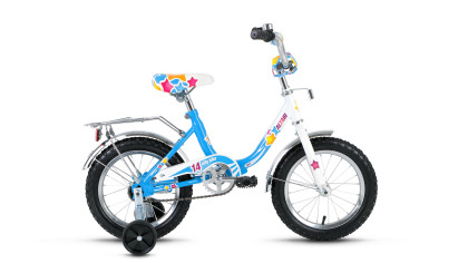 велосипед ALTAIR City girl 14 (14'' 1ск) белый/синий
