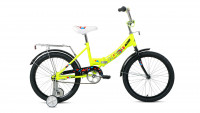 Велосипед ALTAIR CITY KIDS 20 COMPACT (20" 1 ск. рост. 13" скл.) 2022, ярко-зеленый