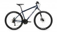 Велосипед FORWARD SPORTING 27,5 3.2 HD (27,5" 24 ск. рост. 19") 2022, темно-синий/серебристый