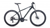 Велосипед FORWARD APACHE 27,5 2.0 D (27,5" 21 ск. рост. 21") 2022, черный/серый
